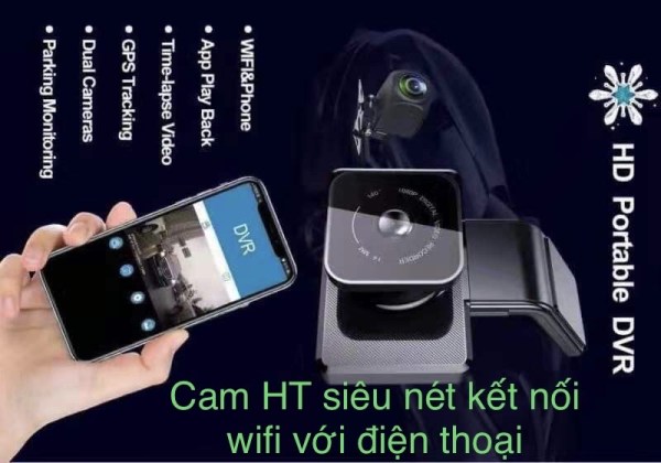 Cam HT siêu nét kết nối wifi và điện thoại - Phụ Kiện Ô Tô Phúc Tiến - Nhà Phân Phối Điện Ô Tô Phúc Tiến